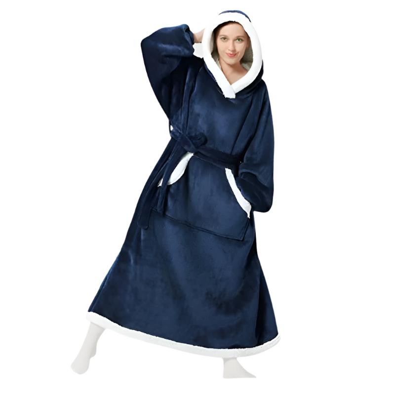 Blanket Hoodie Cuddly With Buttons