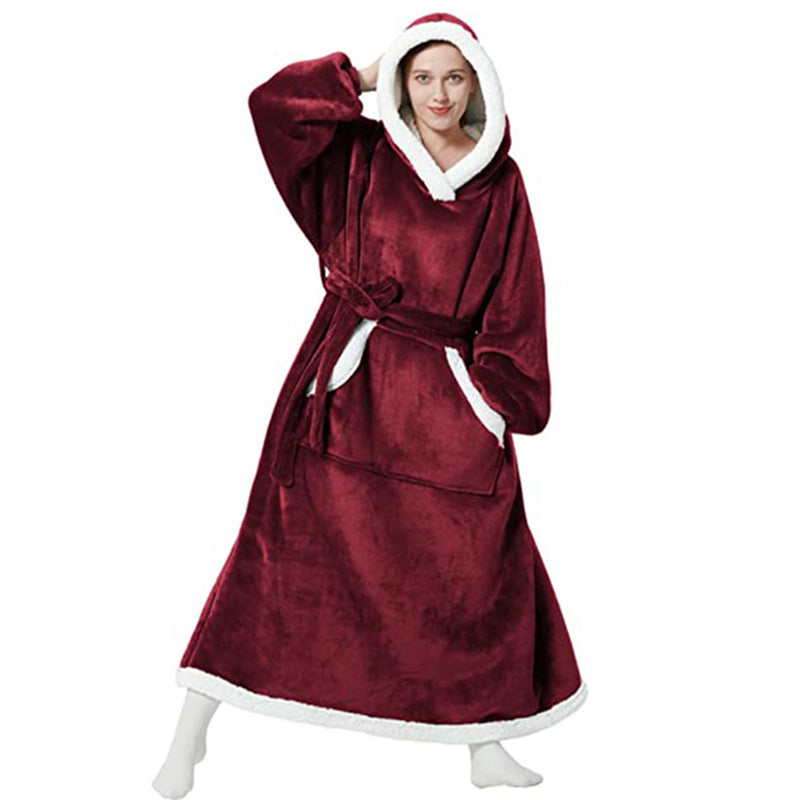 Blanket Hoodie Cuddly With Buttons