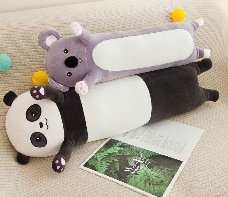 Long  Pillow Koala and Panda